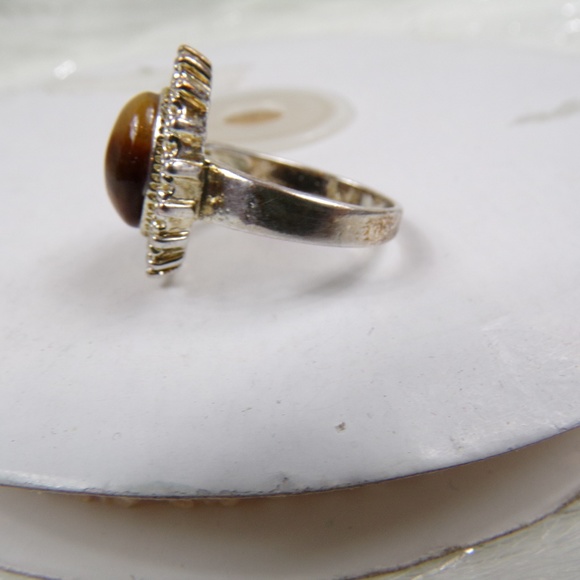 Genuine Tiger's Eye Ring - Picture 3 of 7